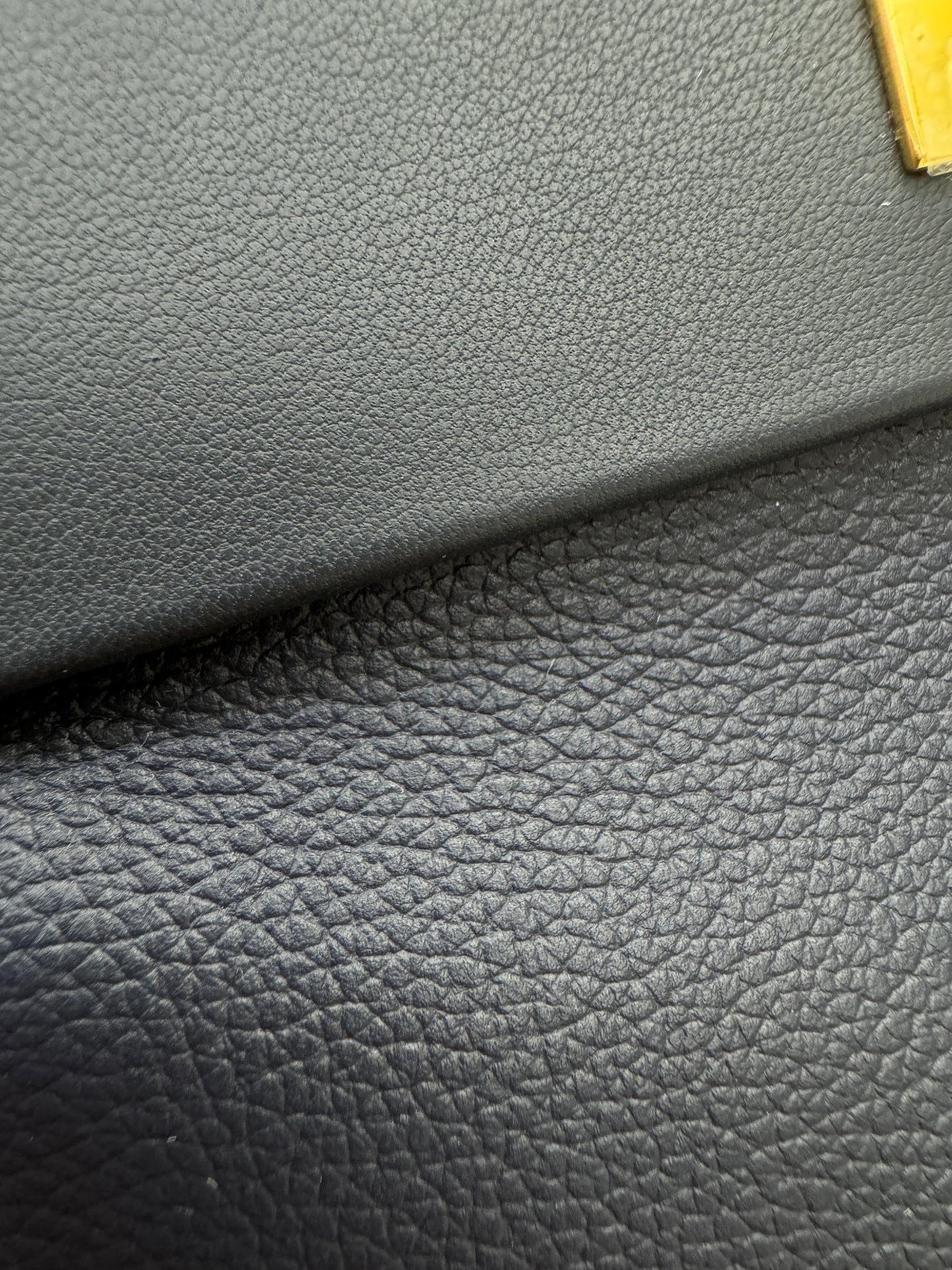 HERMES Mini 2424 午夜藍金扣 Evercolor 2Z Bleu Nuit GHW