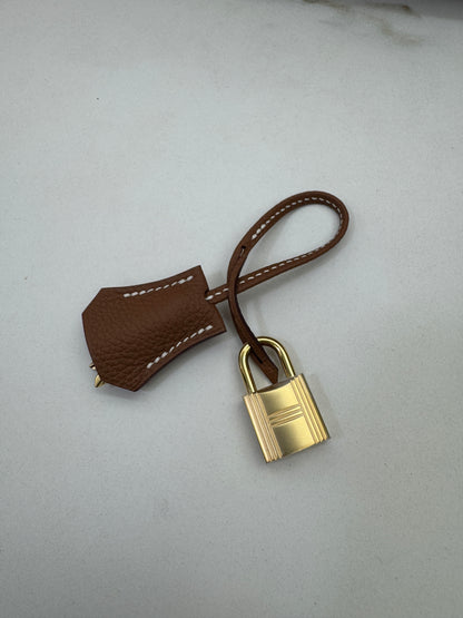HERMES Birkin 25 金棕色金扣 Togo Gold GHW