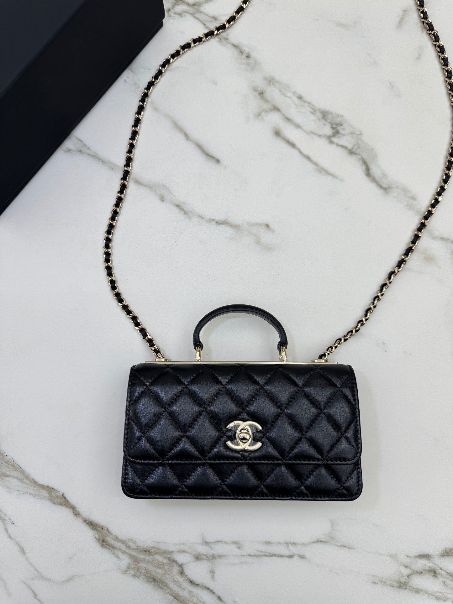 CHANEL Trendy CC 手柄woc wallet on chain
