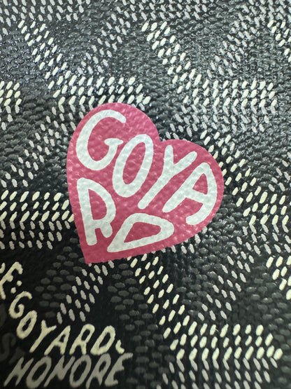 GOYARD Hobo 灰色 粉紅色小愛心版