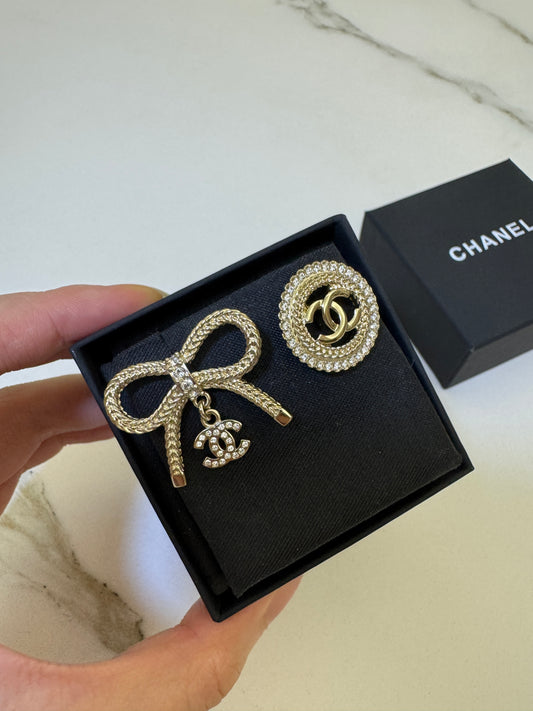 CHANEL 24K 帽徽/小胸針 套裝