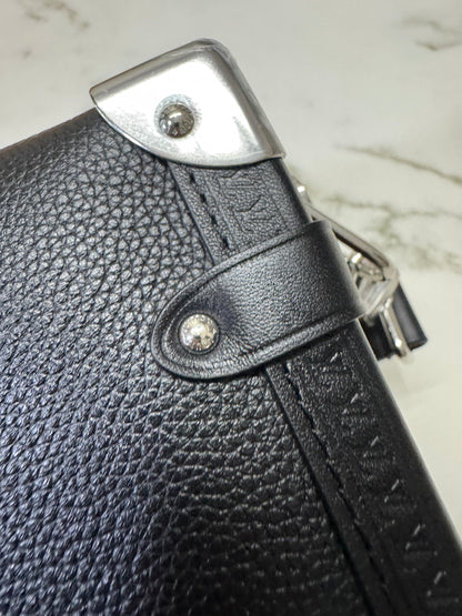LV Side Trunk MM 黑色皮款
