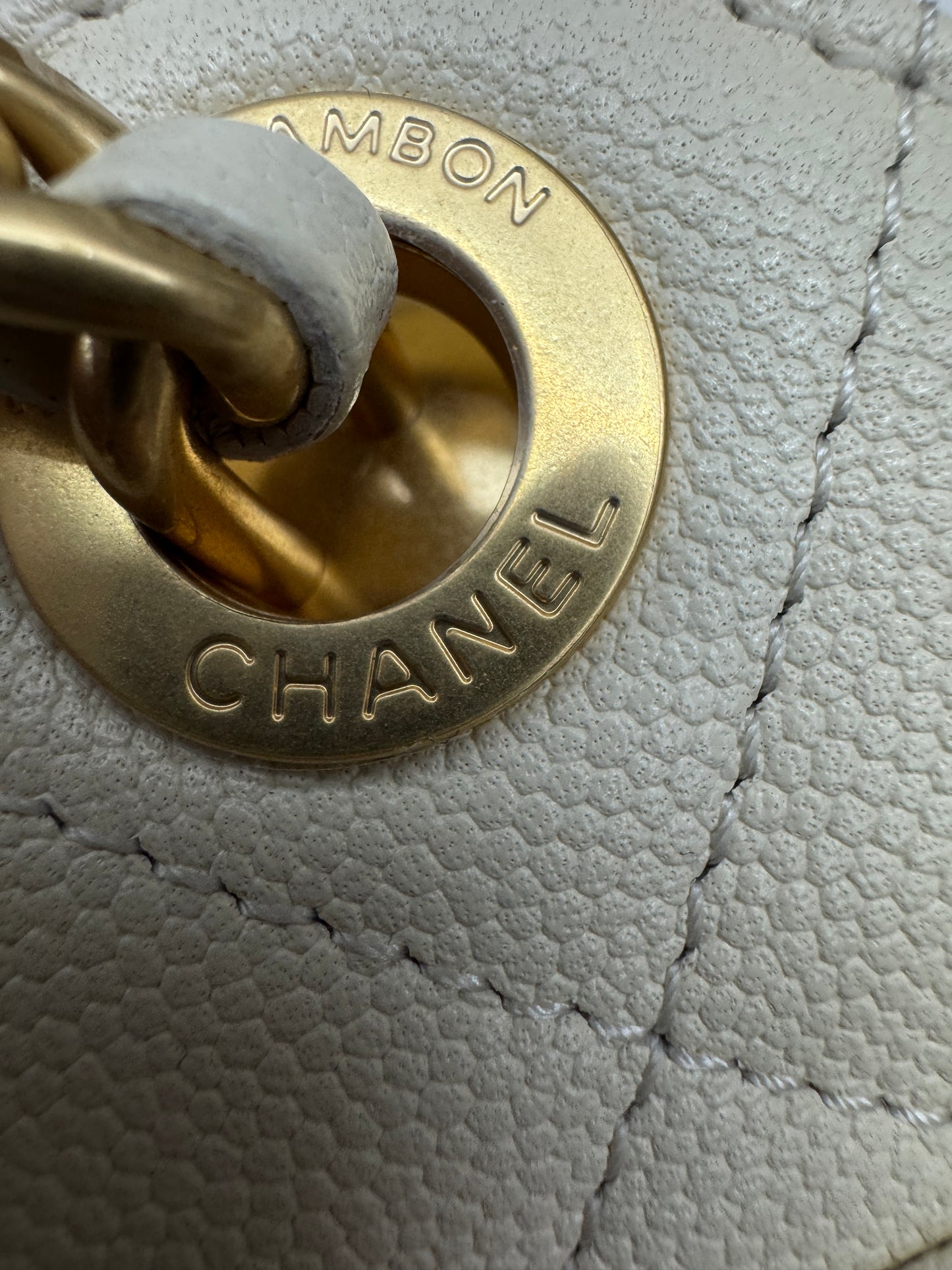 CHANEL Mini 25Bag 米色