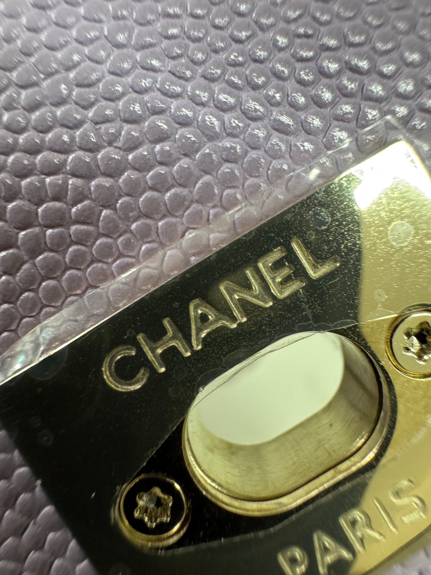 CHANEL Coco Handle 24P紫色 Small