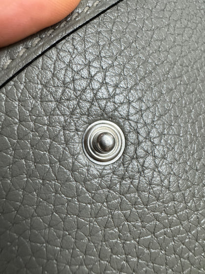 HERMES Mini Evelyn 積雨雲灰 0L Gris Meyer TC 銀扣PHW