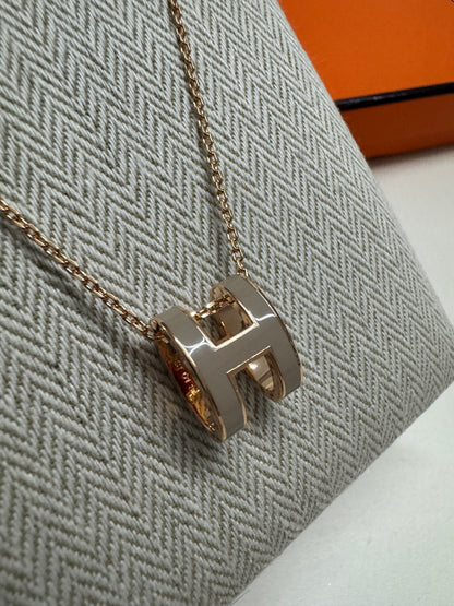 HERMES Pop H 玫瑰金 奶茶灰