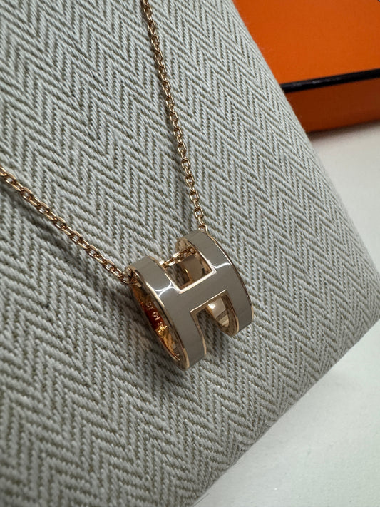 HERMES Pop H 玫瑰金 奶茶灰