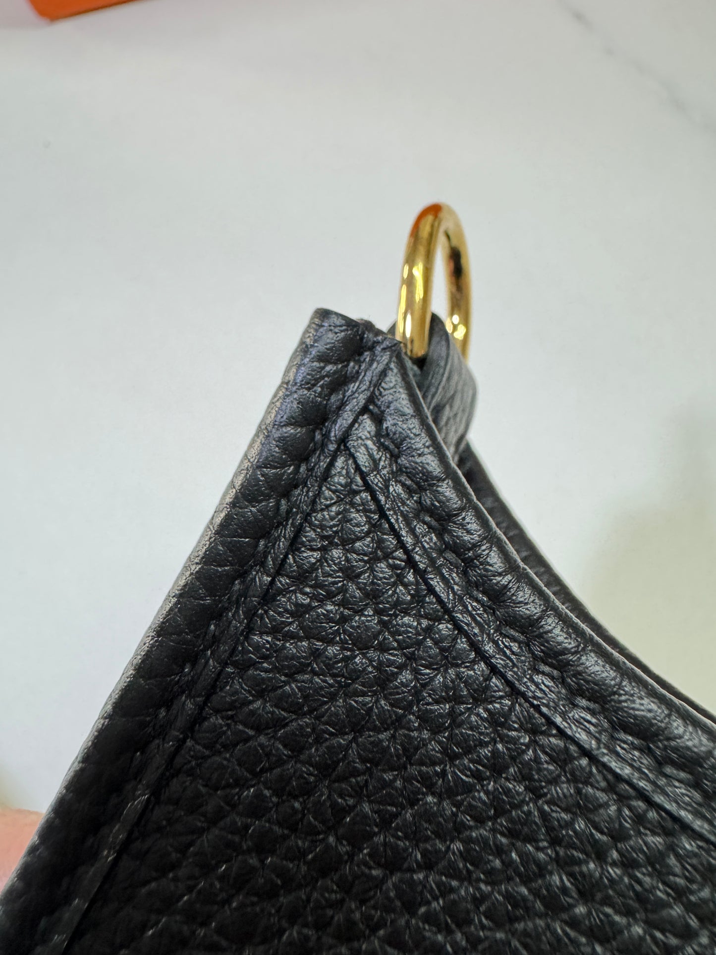 HERMES Mini Evelyn Noir GHW