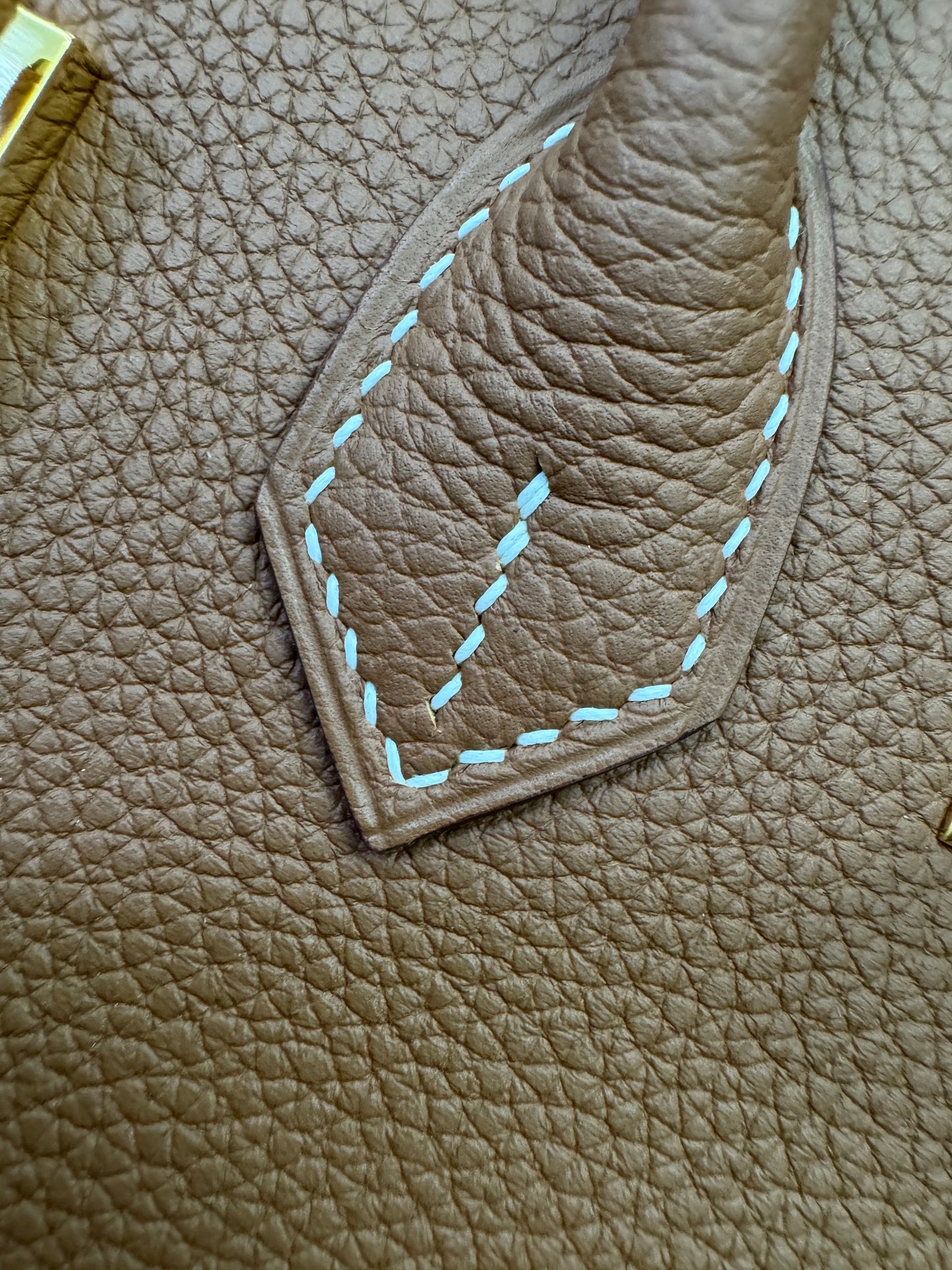 HERMES Birkin 25 金棕色金扣 Togo Gold GHW