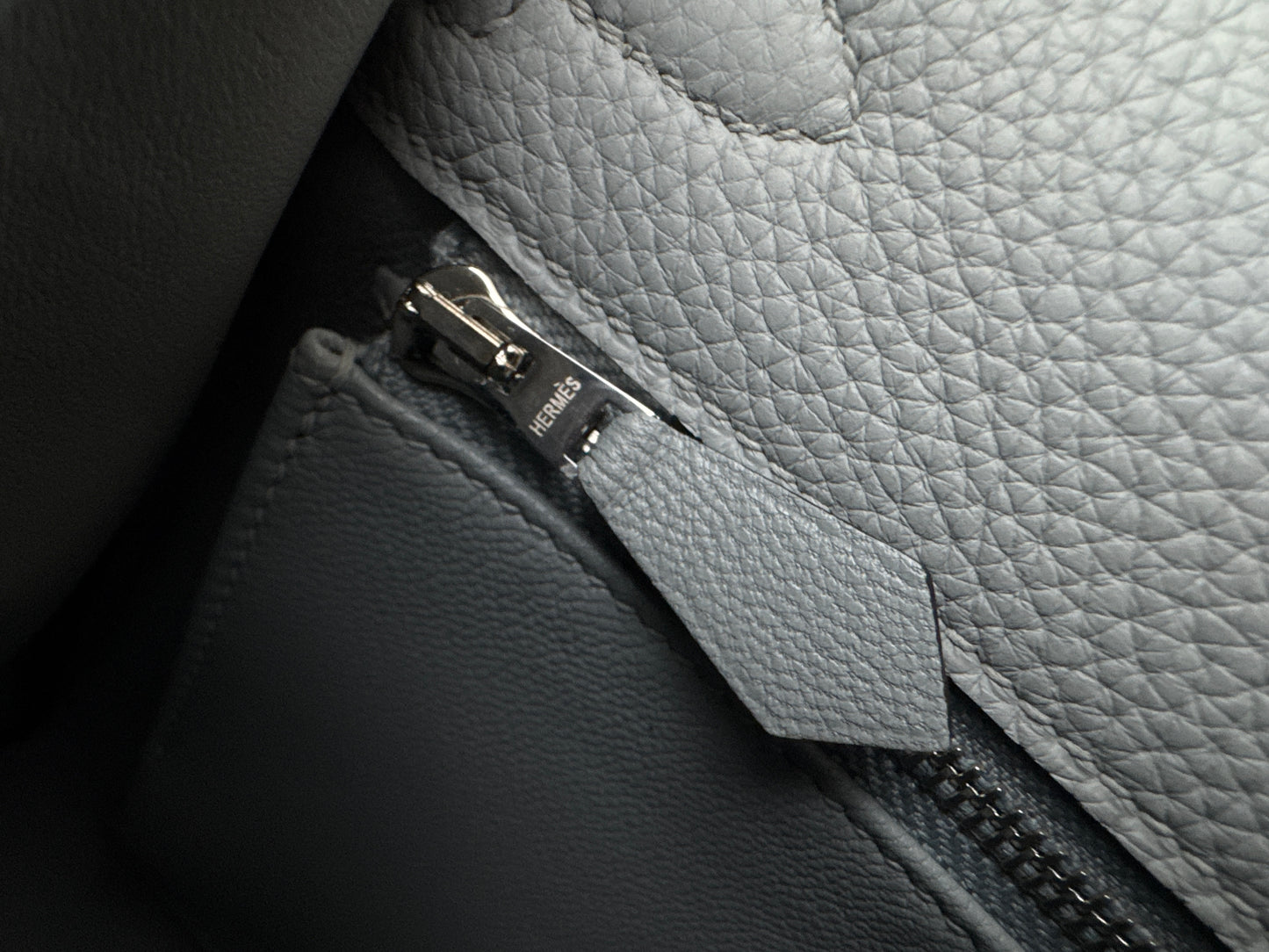 HERMES Kelly 25 Togo內縫 木偶灰銀扣 Gris Pantin PHW