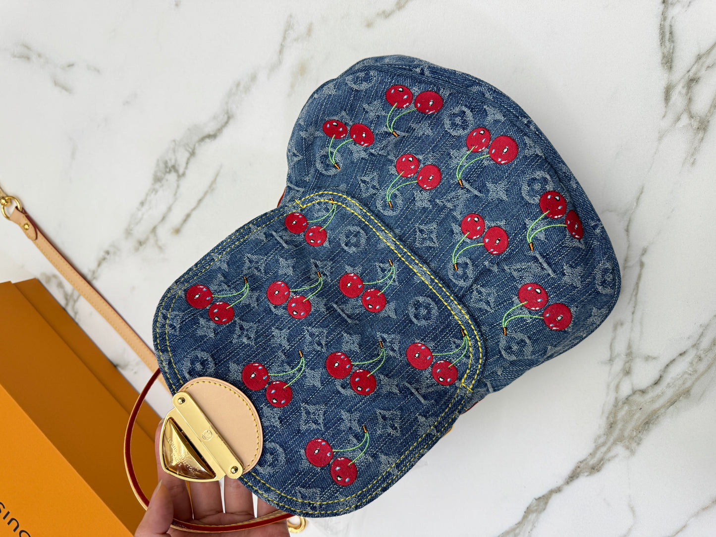 LV X TM Sunset Cherry Denim