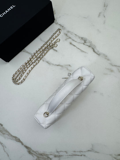 CHANEL 25C LP盒子包 白色 Vanity