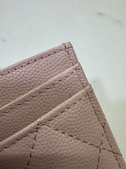 CHANEL 21C 裸粉色卡包