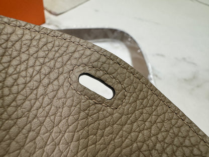 HERMES Mini Lindy II 馬爾淺米 金扣 TC