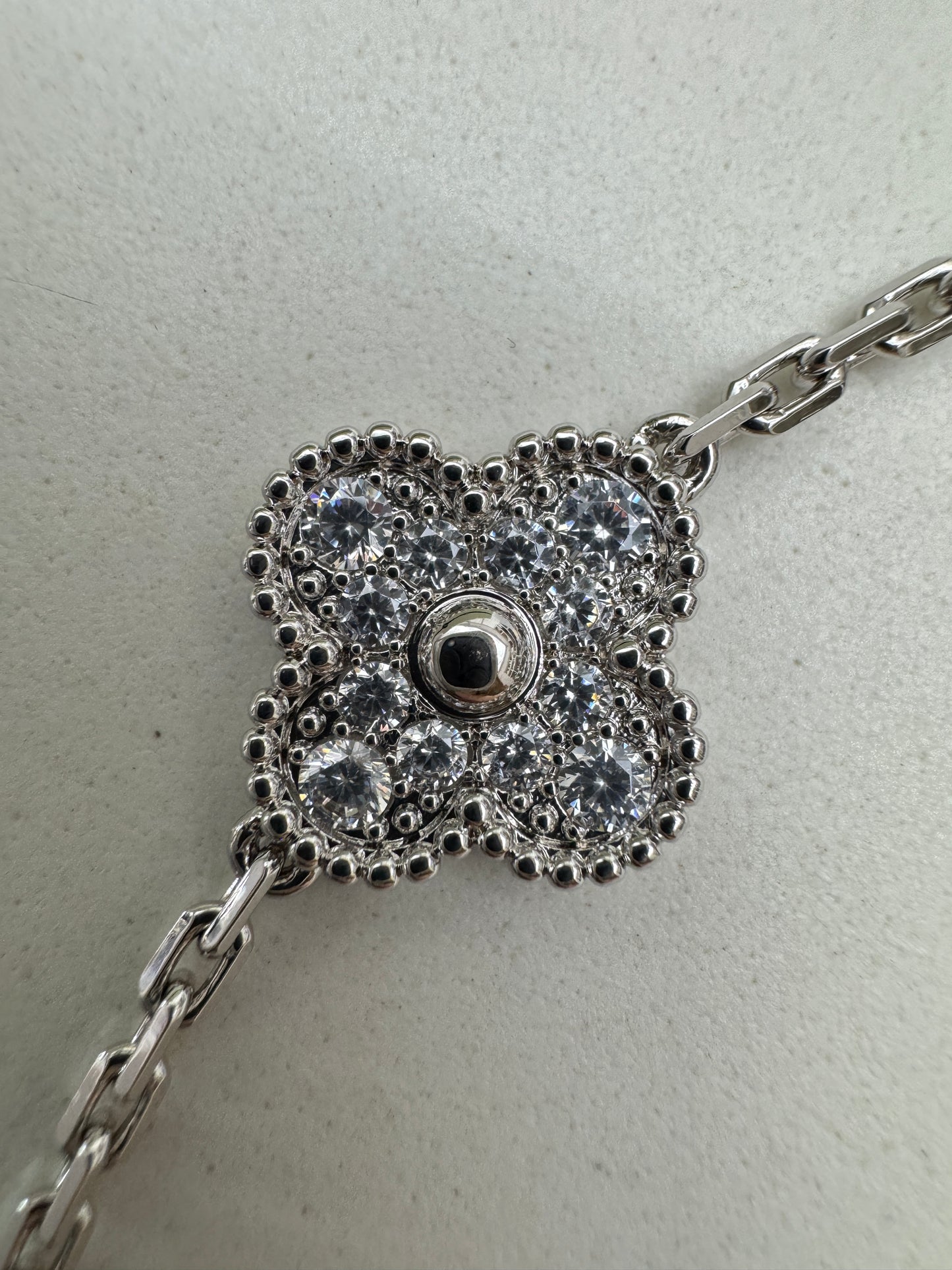 VCA Vintage Alhambra Bracelet 熊貓五花