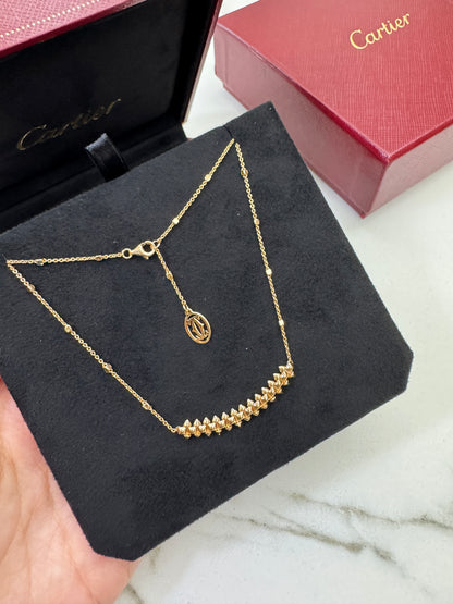 CARTIER Clash de Cartier Necklace Rose Gold