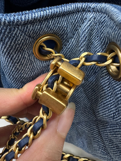 CHANEL Mini 25 Bag 藍牛仔