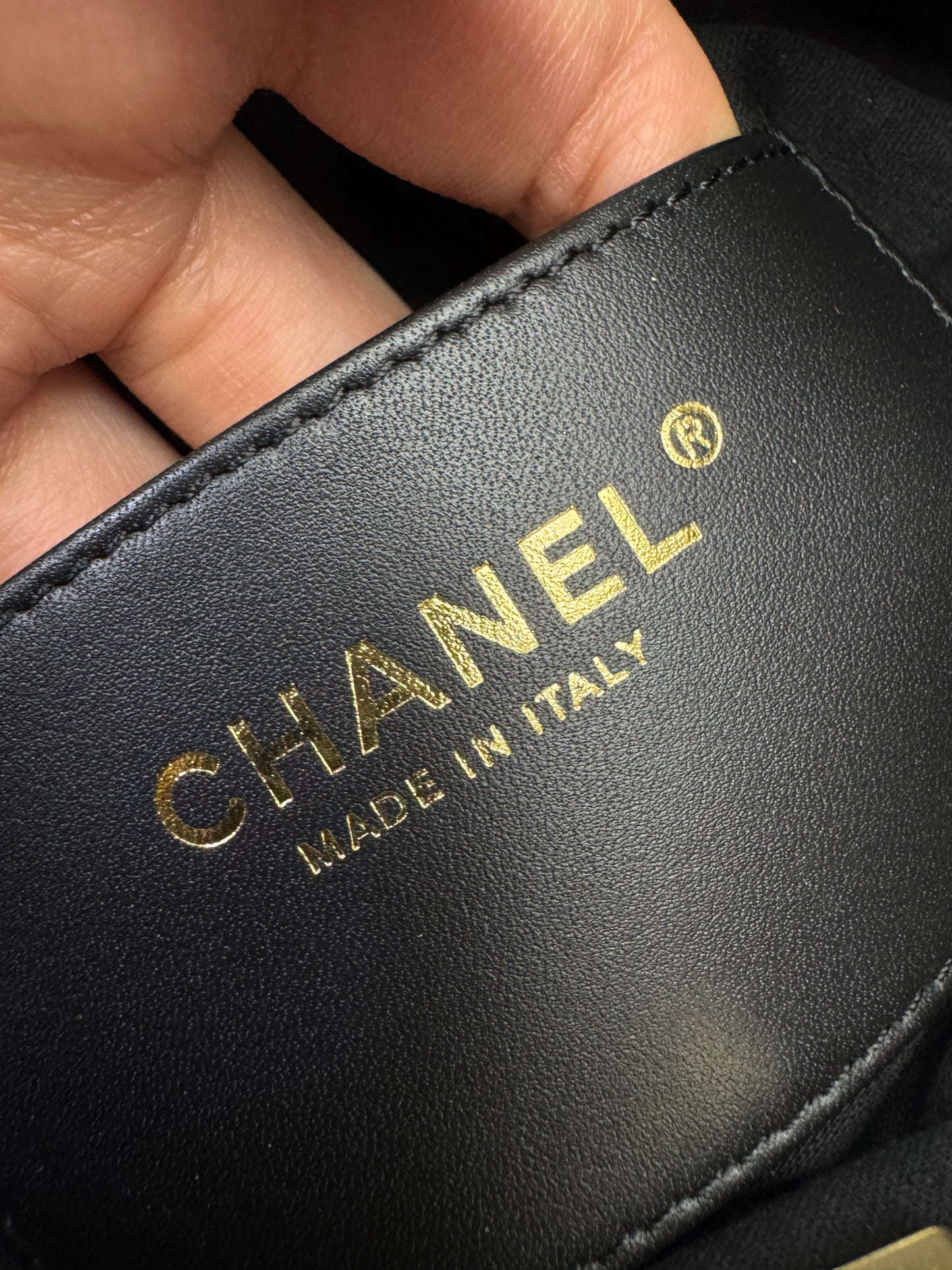 CHANEL Mini 25 Bag 黑牛仔26C