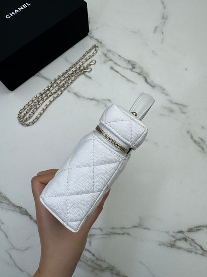 CHANEL 25C LP盒子包 白色 Vanity