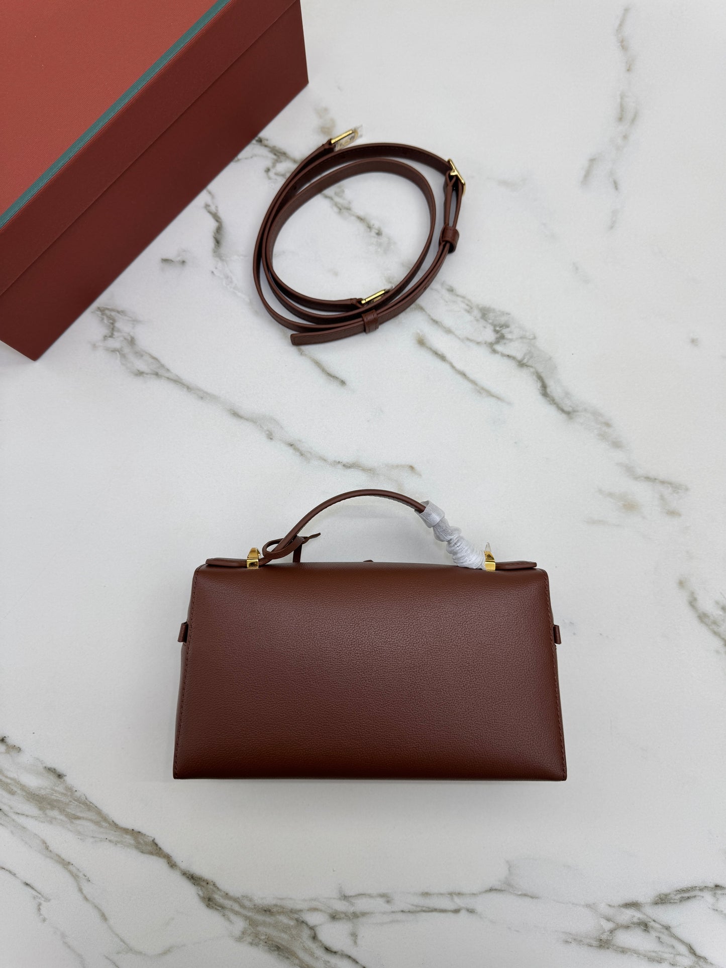 LORO PIANA Extra Bag 23 焦糖棕色