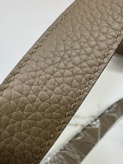 HERMES Mini Lindy II 馬爾淺米 金扣 TC