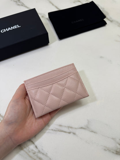 CHANEL 21C 裸粉色卡包