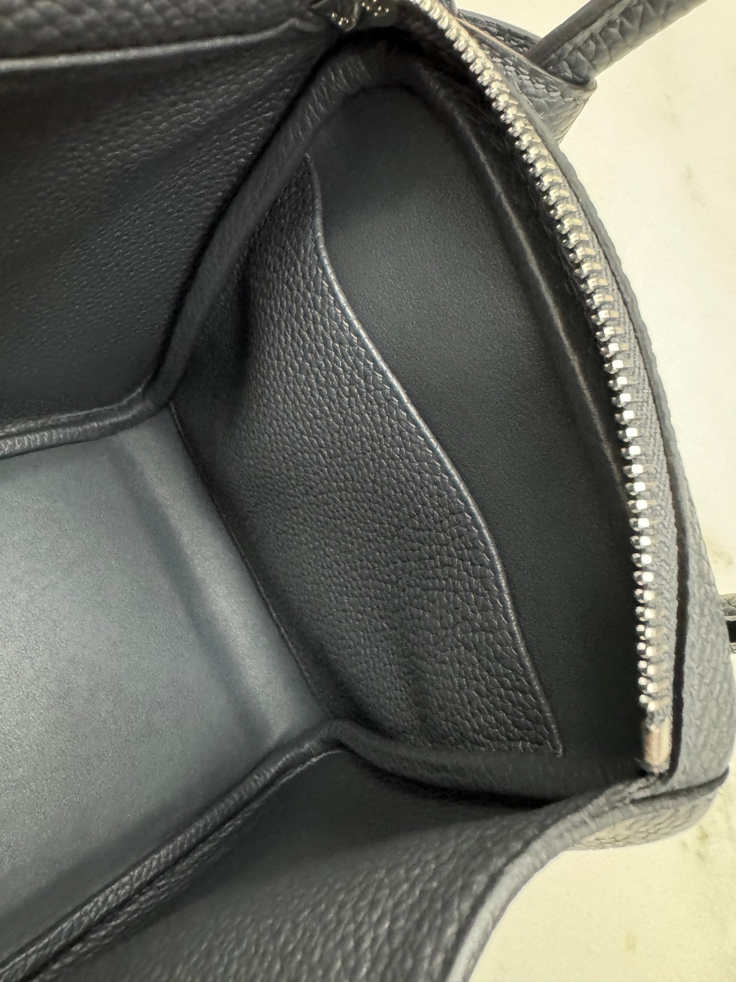 HERMES Lindy 30 石墨灰銀扣 TC 88 Graphite PHW