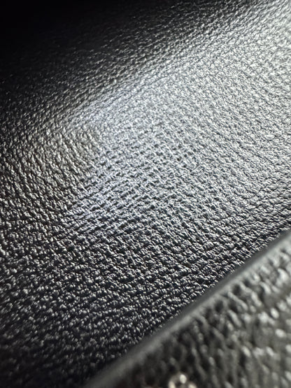 BEARN Mini Wallet 黑色山羊皮 Noir Chevre Mysore PHW