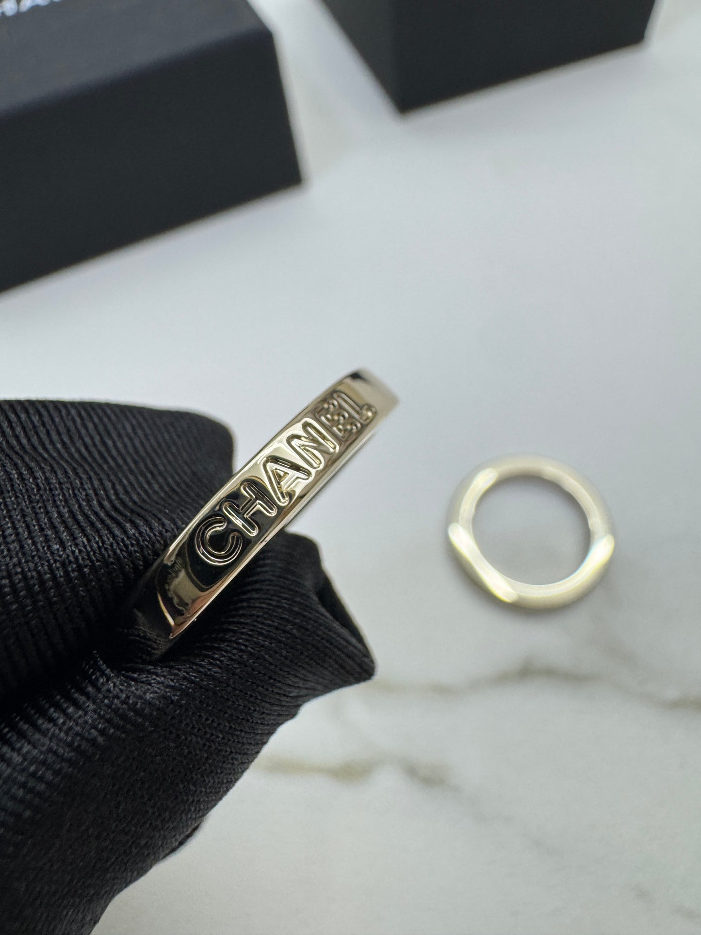 CHANEL 26P 三件套戒指