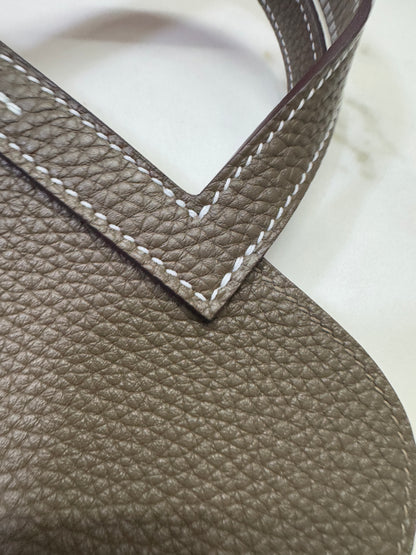 HERMES Halzan 25 大象灰金扣