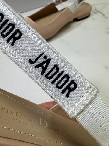 DIOR J'adior Slingback 裸色 科技布面 2.5cm