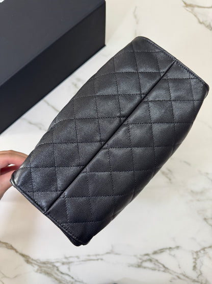 Chanel 25Bag Hobo 小號 荔枝皮 黑色