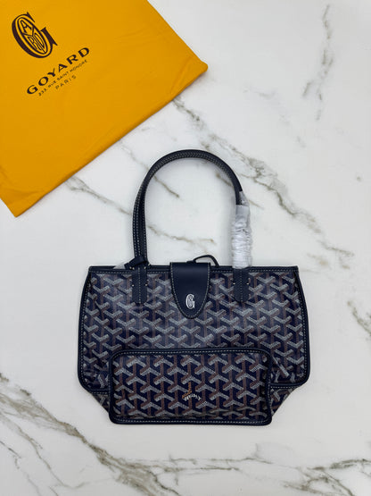 GOYARD Mini Anjour Tote 海軍藍【另配包夾】