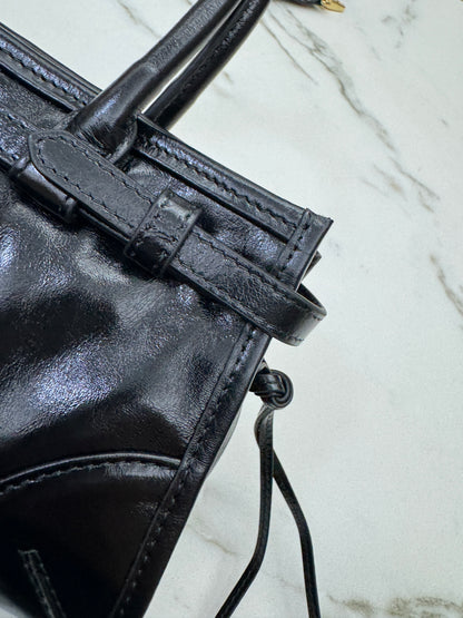 PRADA Mini Bonnie 油蠟牛皮