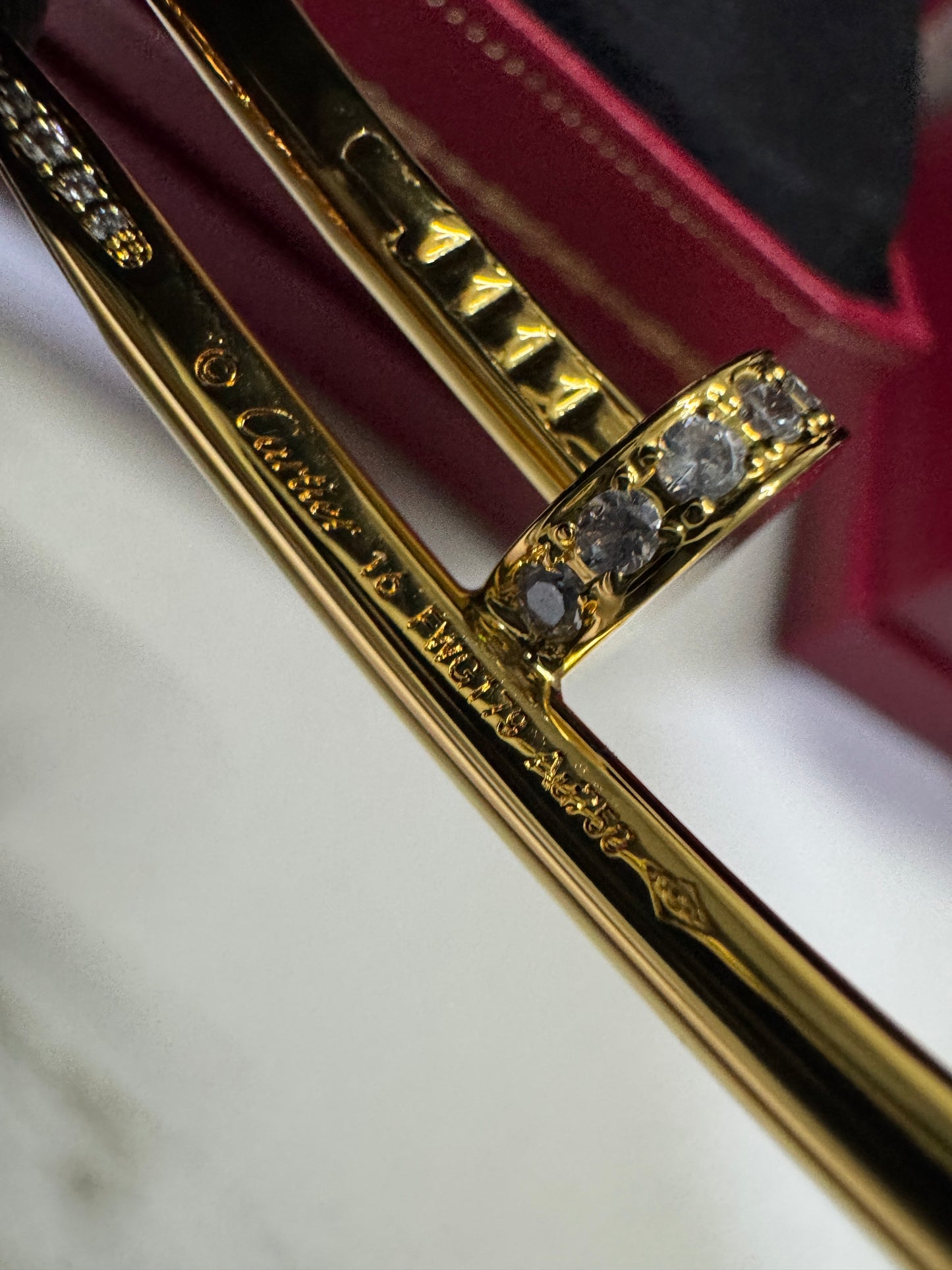 CARTIER Juste un Clou 釘子手鐲 金色粗版