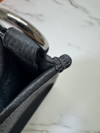 HERMES Mini Evelyn 石板灰銀扣 85 Ardoise PHW