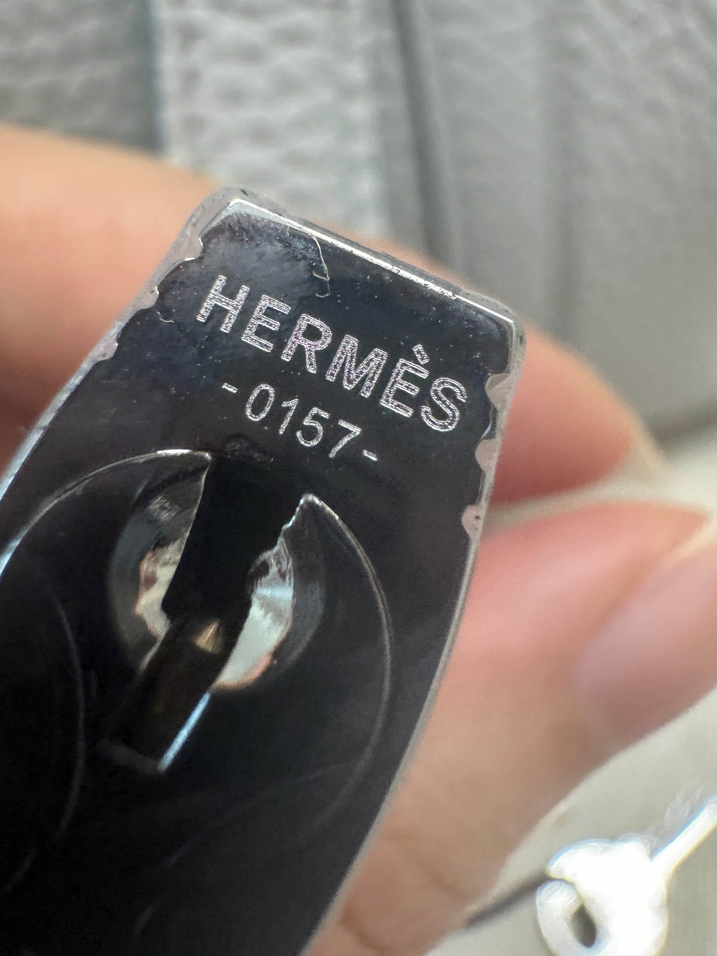 HERMES Picotin 18 聖杯藍TC 銀扣