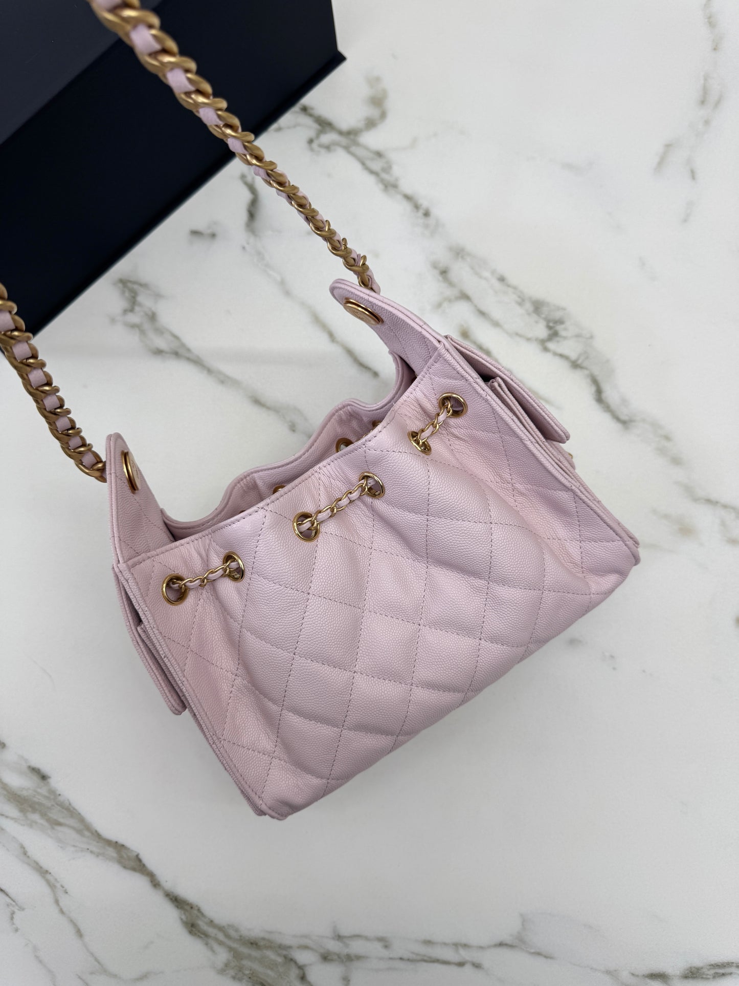CHANEL Mini 25Bag 26C 淺粉