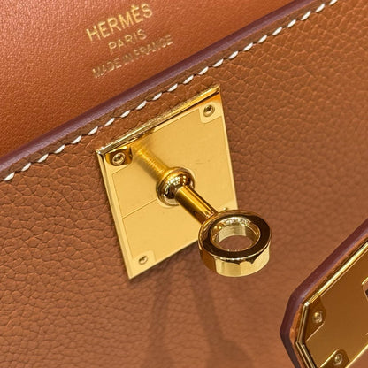 HERMES Mini Jypsiere 金棕金扣 Gold