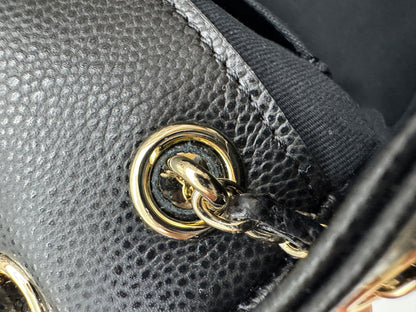 CHANEL 青蛙Duma 荔枝牛皮 Large