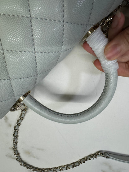 CHANEL Cocohandle 冰川藍 24P Small