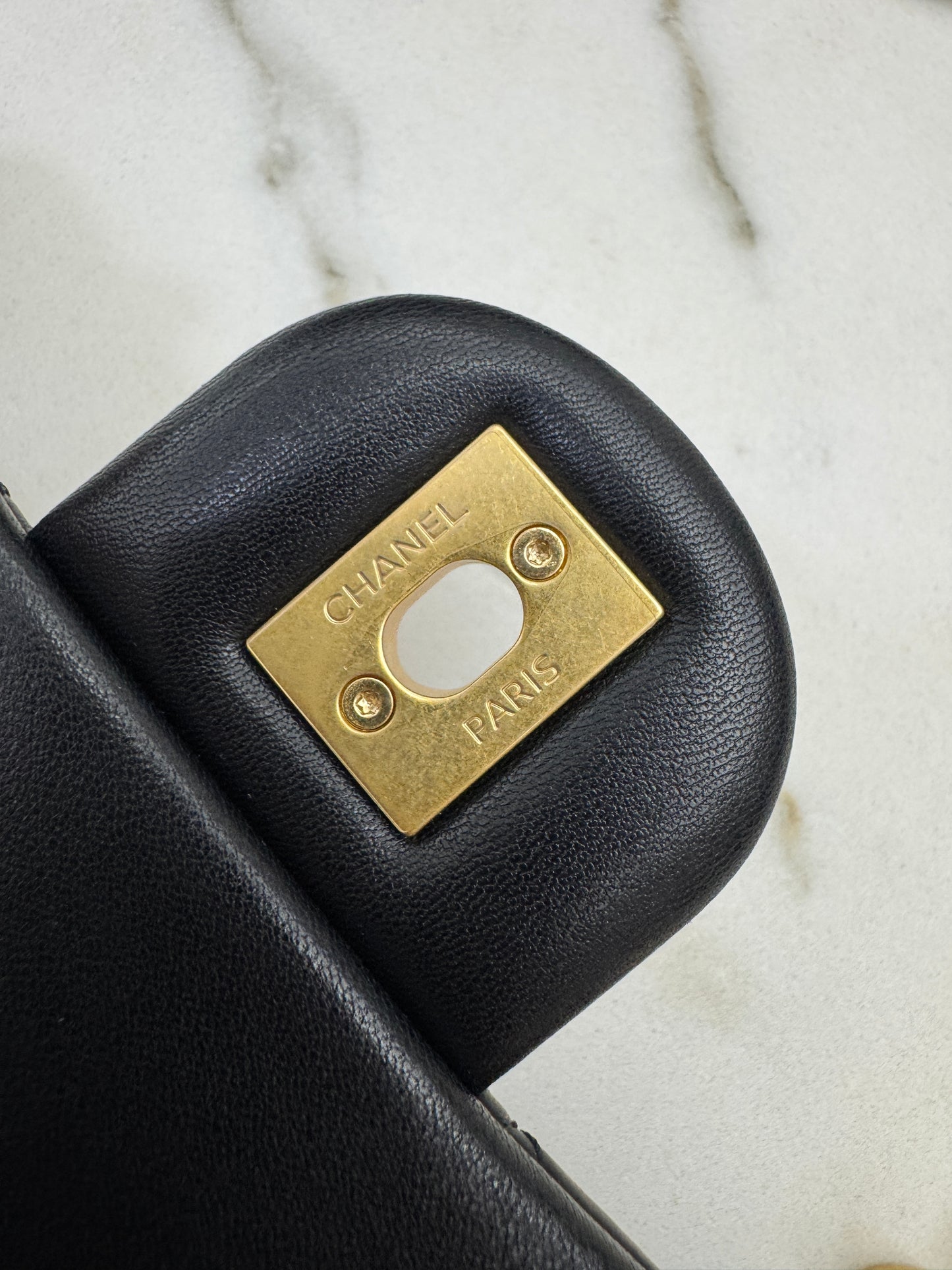 CHANEL 25B調節扣 Mini CF20 羊皮