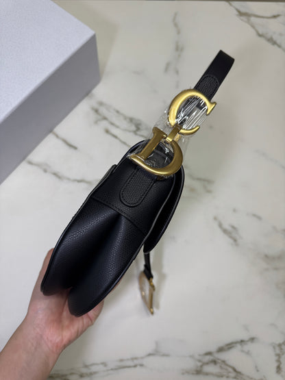 DIOR Saddle Medium Black