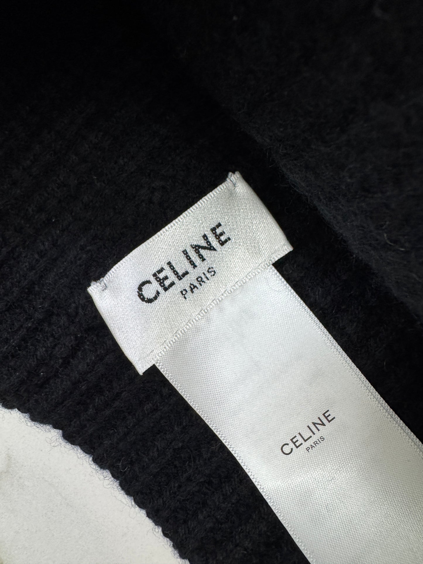 CELINE Cashmere 凱旋門Logo冷帽