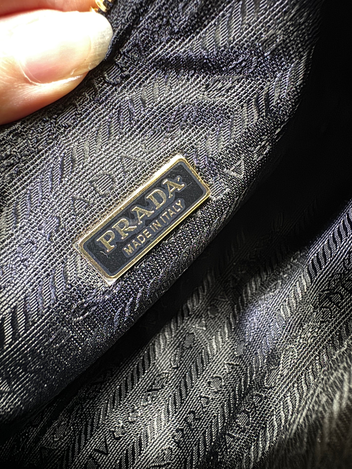 PRADA Re-Nylon 菱格紋Hobo