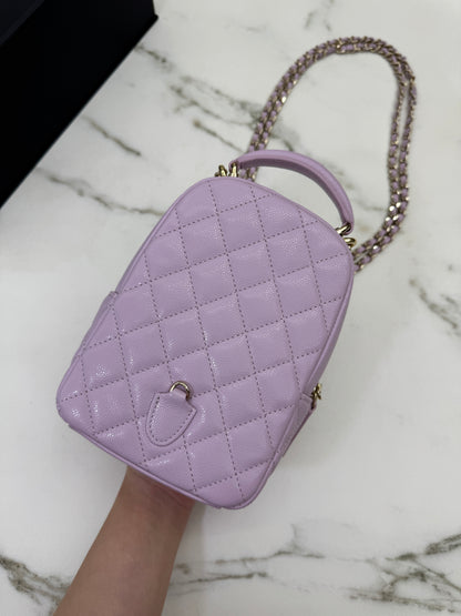 CHANEL Mini Backpack 小書包 24A粉紫色