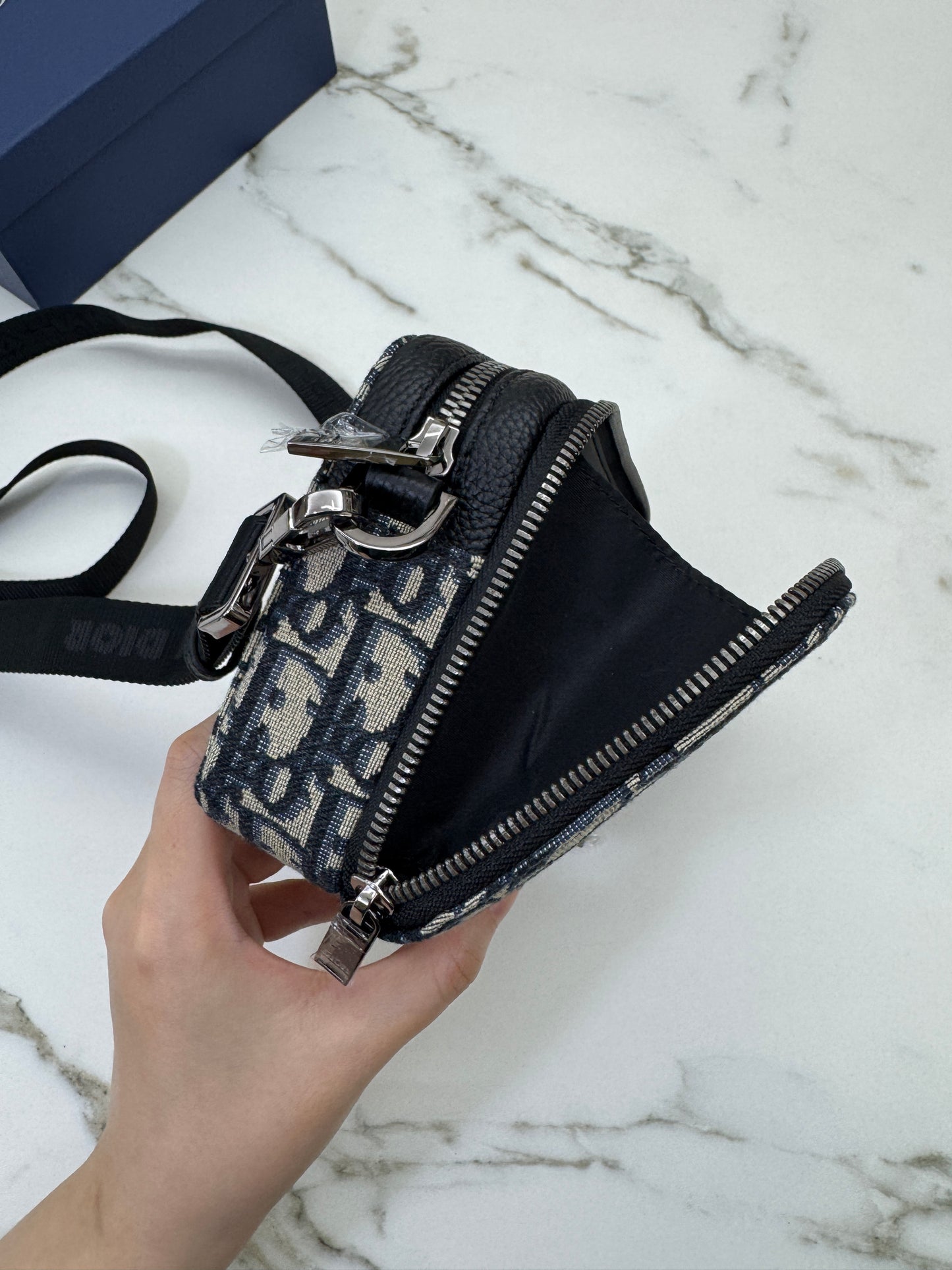 DIOR Zipped Pouch with Strap