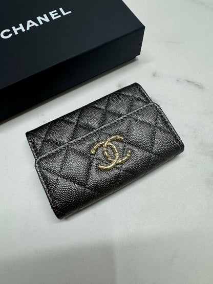 CHANEL 24S 雕刻logo Card Holder