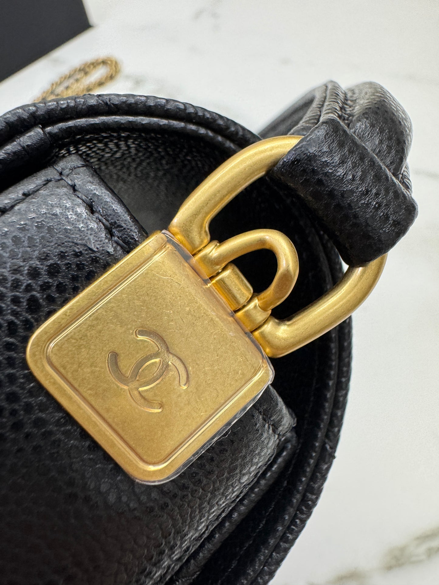 CHANEL 24K 手柄豆腐包 中號