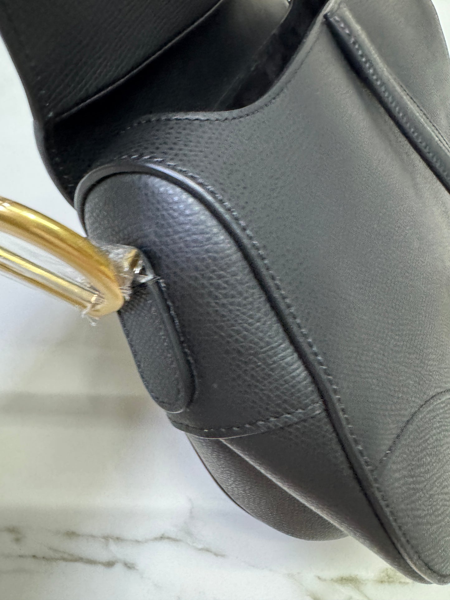 DIOR Saddle Medium Black